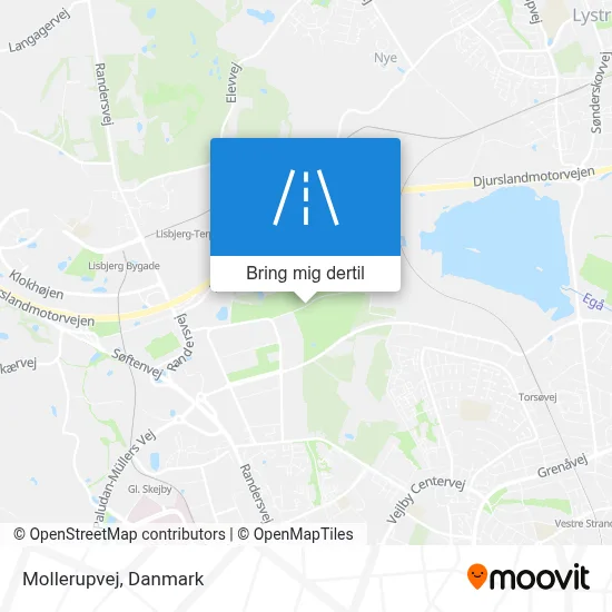 Mollerupvej kort