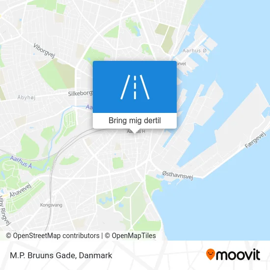 M.P. Bruuns Gade kort