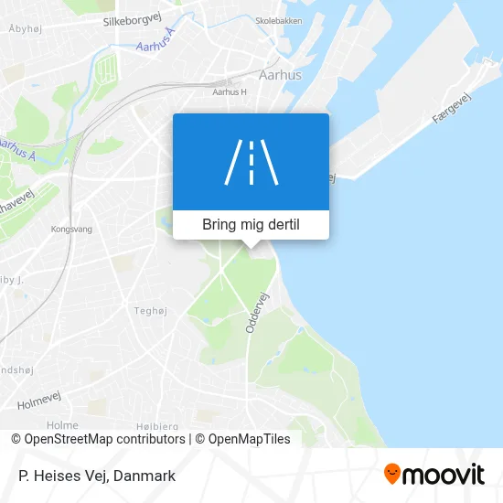 P. Heises Vej kort