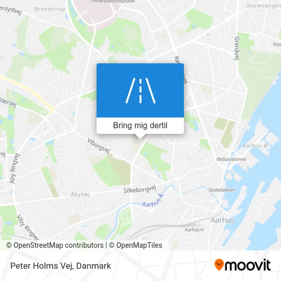 Peter Holms Vej kort