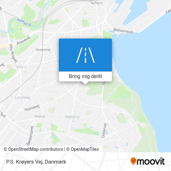 P.S. Krøyers Vej kort