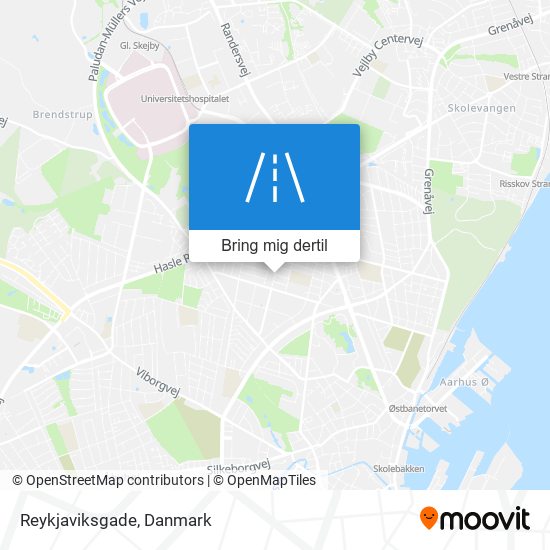 Reykjaviksgade kort