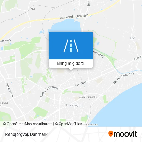 Rønbjergvej kort