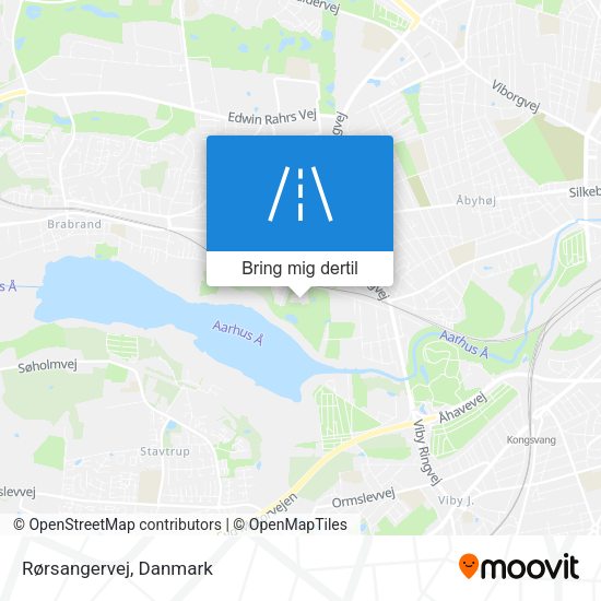 Rørsangervej kort