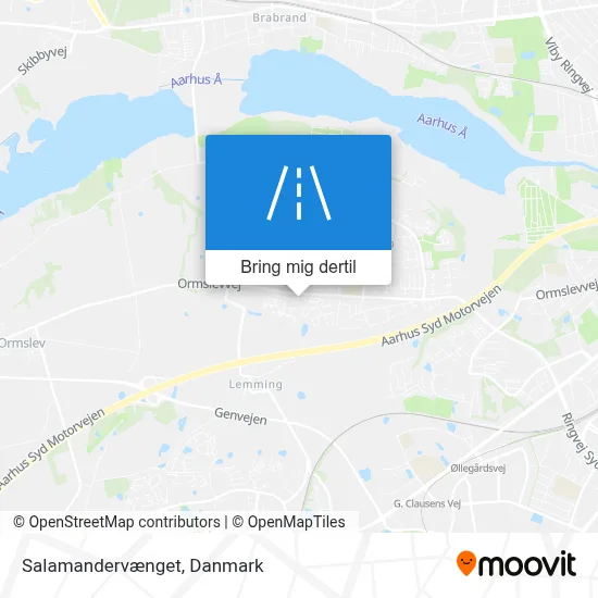 Salamandervænget kort