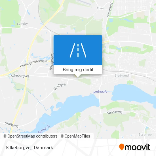 Silkeborgvej kort