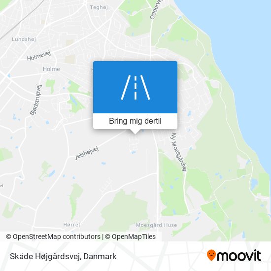 Skåde Højgårdsvej kort
