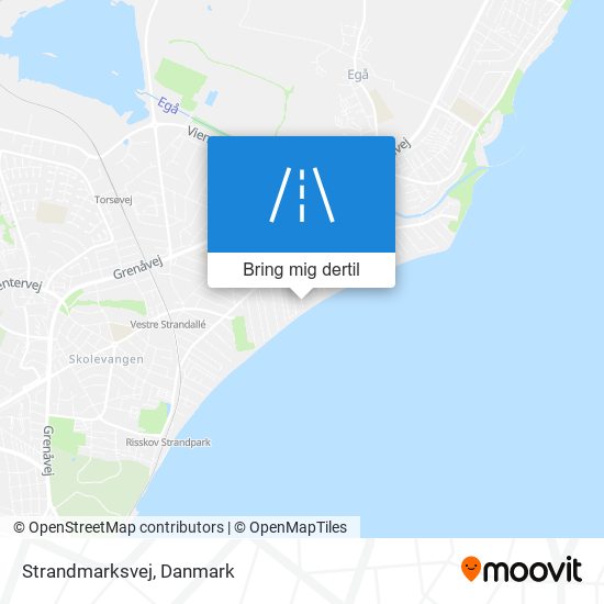 Strandmarksvej kort