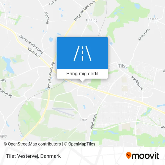 Tilst Vestervej kort