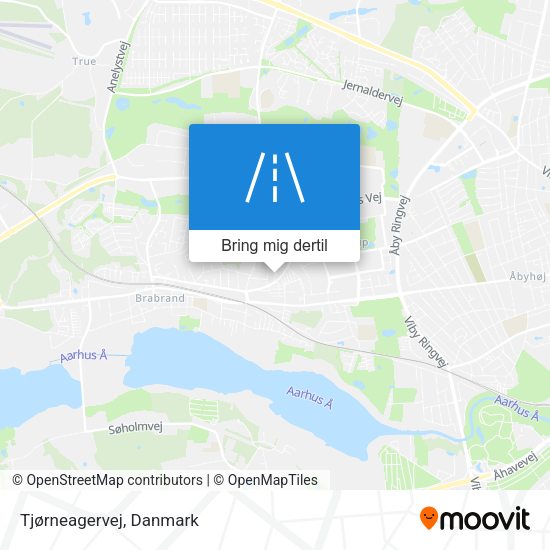 Tjørneagervej kort