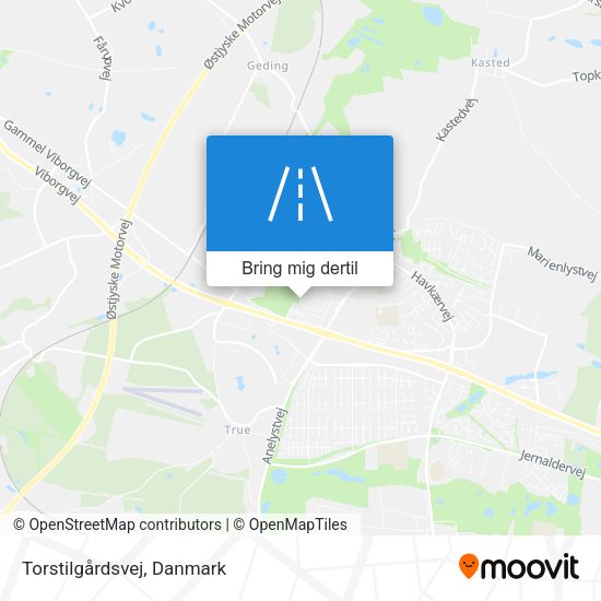 Torstilgårdsvej kort