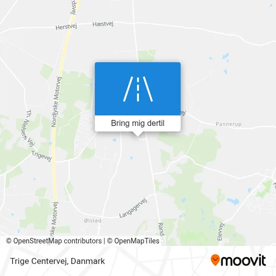 Trige Centervej kort