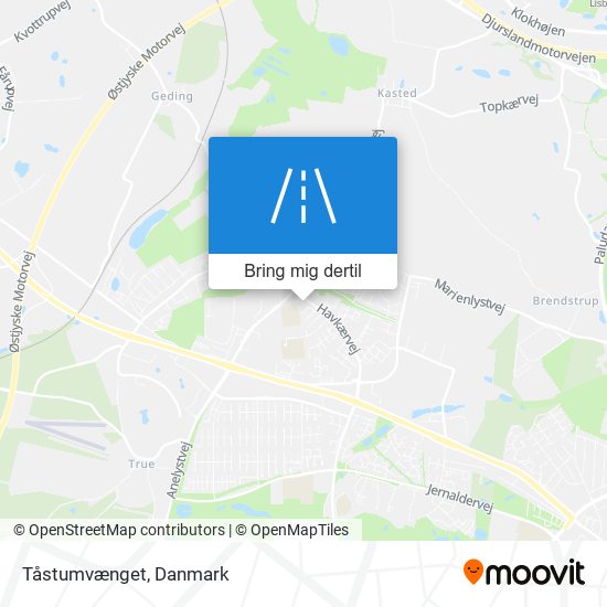 Tåstumvænget kort