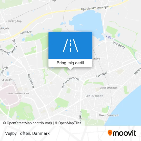 Vejlby Toften kort