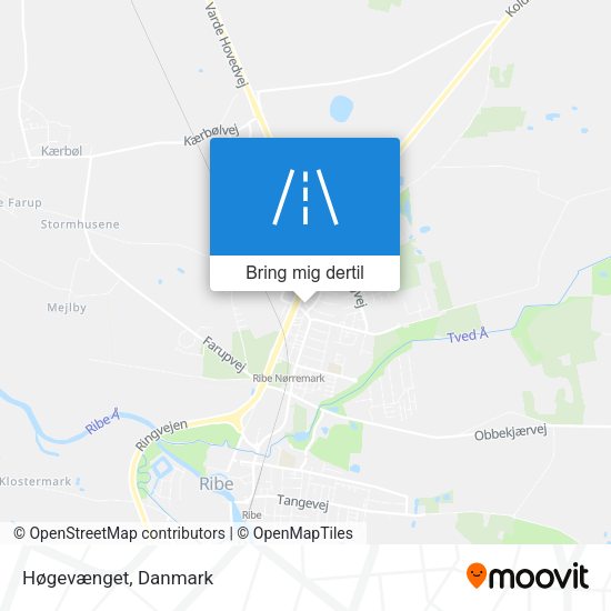 Høgevænget kort
