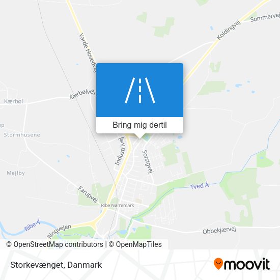 Storkevænget kort
