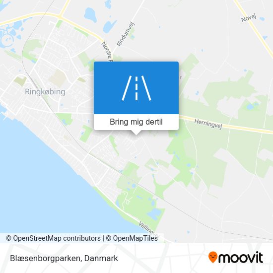 Blæsenborgparken kort
