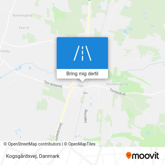 Kogsgårdsvej kort