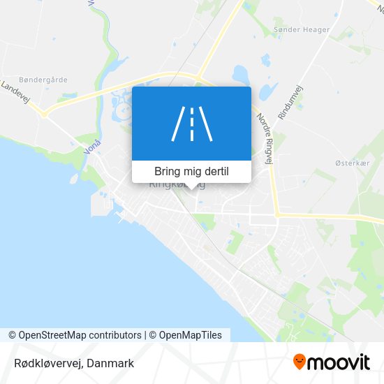Rødkløvervej kort