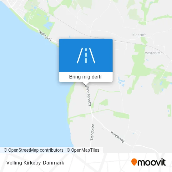 Velling Kirkeby kort