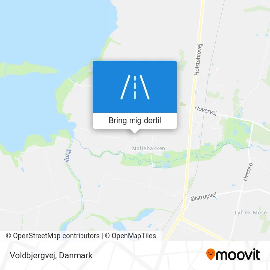 Voldbjergvej kort