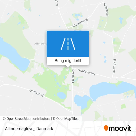 Allindemaglevej kort