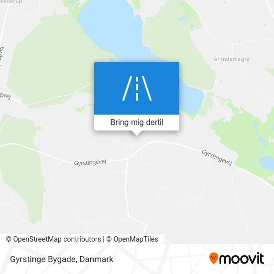 Gyrstinge Bygade kort