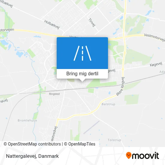 Nattergalevej kort