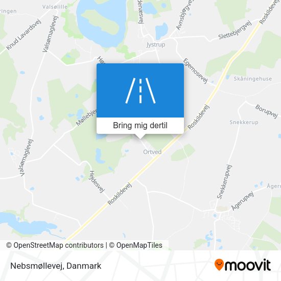 Nebsmøllevej kort