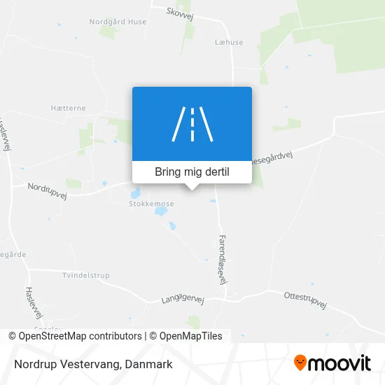 Nordrup Vestervang kort