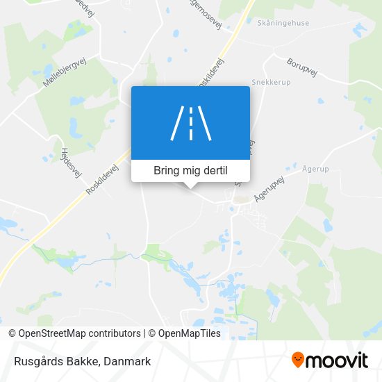 Rusgårds Bakke kort
