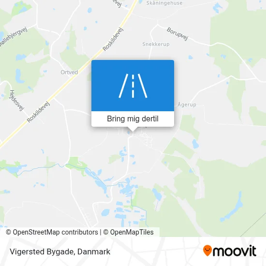 Vigersted Bygade kort