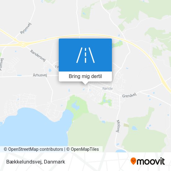 Bækkelundsvej kort