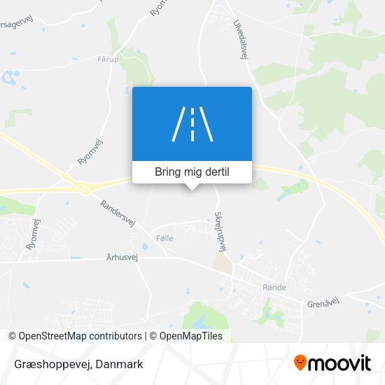 Græshoppevej kort