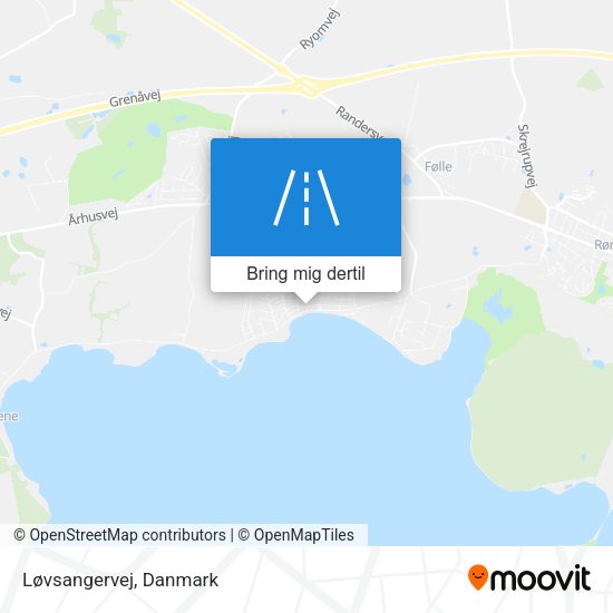 Løvsangervej kort