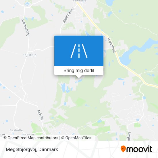 Møgelbjergvej kort