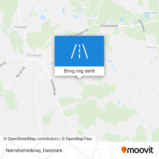 Nørreherredsvej kort