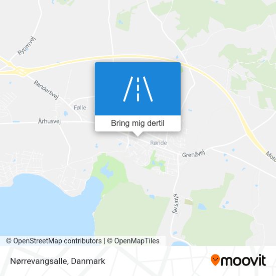 Nørrevangsalle kort