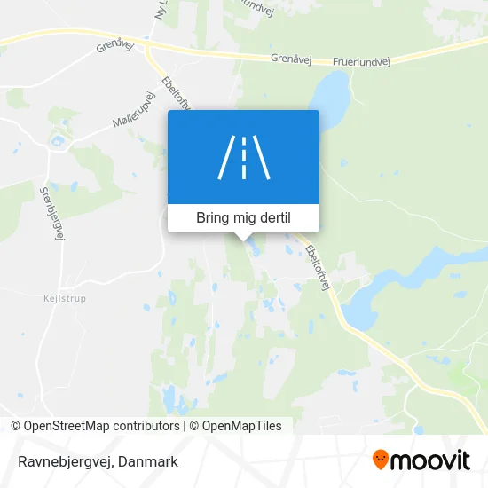 Ravnebjergvej kort