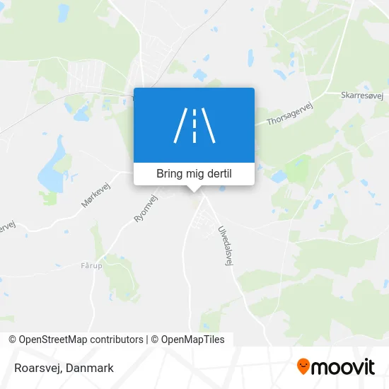 Roarsvej kort