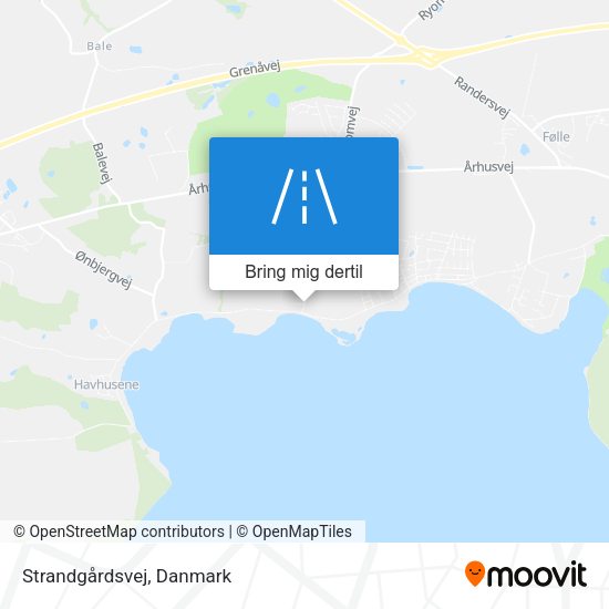 Strandgårdsvej kort