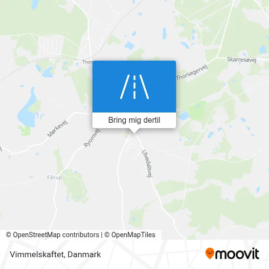 Vimmelskaftet kort