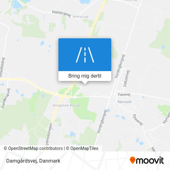 Damgårdsvej kort