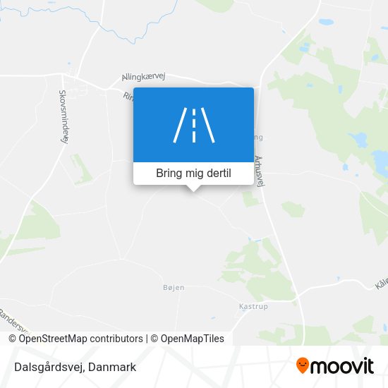 Dalsgårdsvej kort