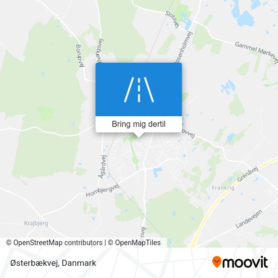 Østerbækvej kort