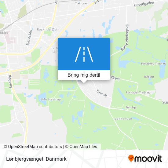 Lønbjergvænget kort