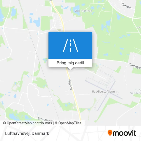 Lufthavnsvej kort
