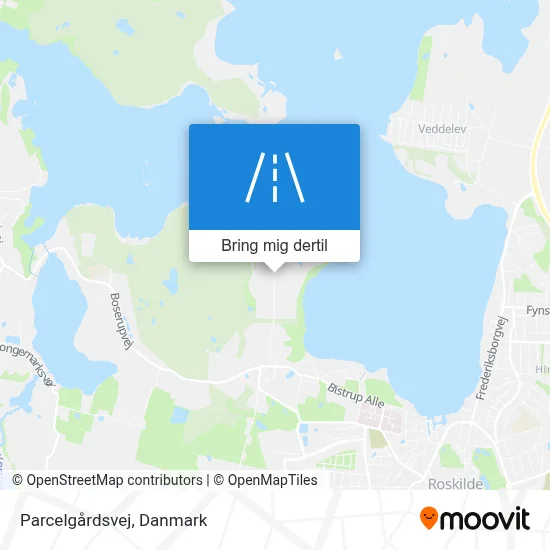 Parcelgårdsvej kort