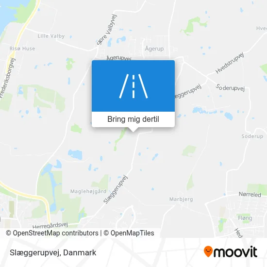 Slæggerupvej kort
