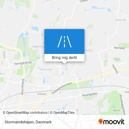 Stormandshøjen kort